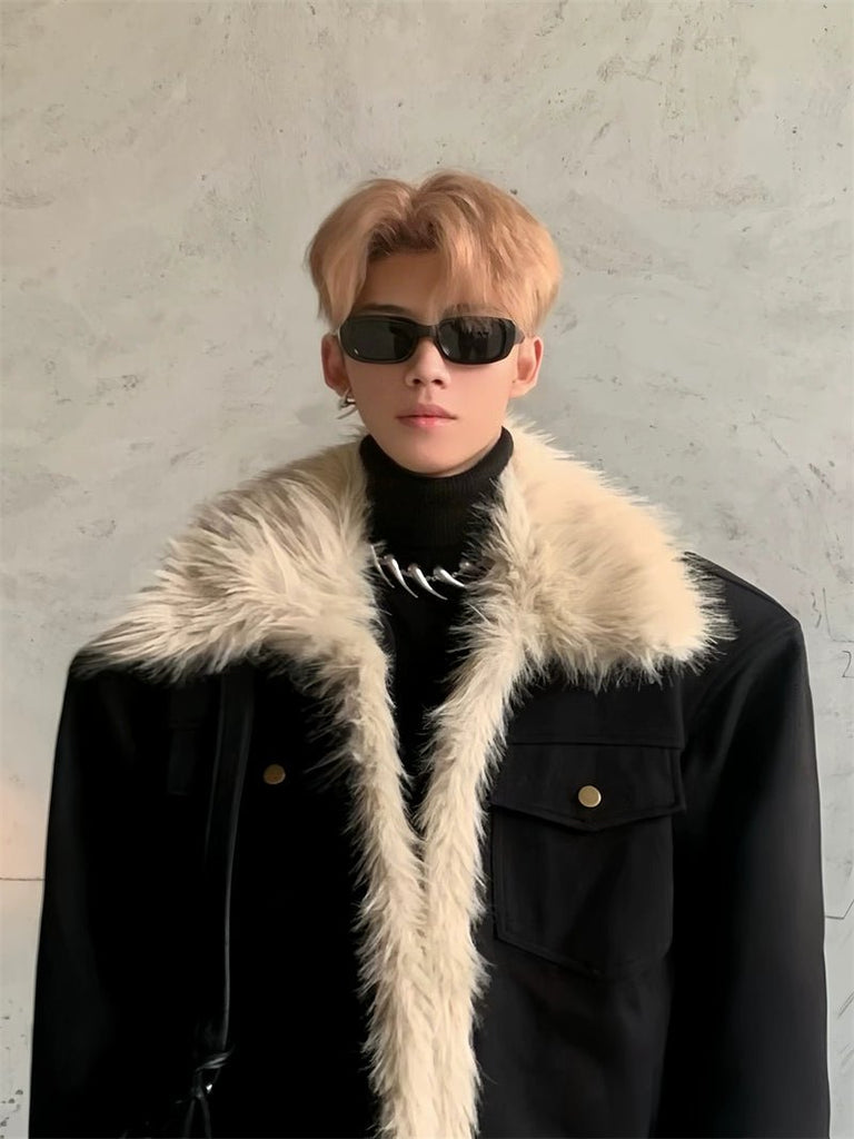 Korean Fur Jacket ACT0018 - KBQUNQ｜ファッション通販