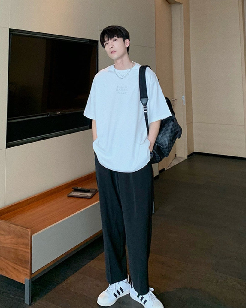 Korean Slim Slacks HUD0036 - KBQUNQ｜韓国メンズファッション通販サイト