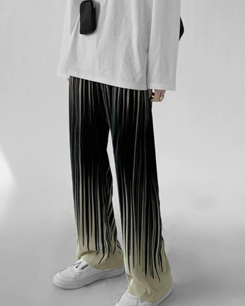 Korean Velour Pleated Pants VCH0106 - KBQUNQ｜韓国メンズファッション通販サイト