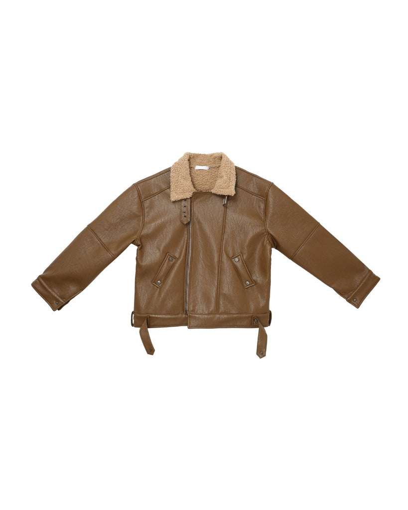 Leather Boa Short Jacket OYC0030 - KBQUNQ｜ファッション通販