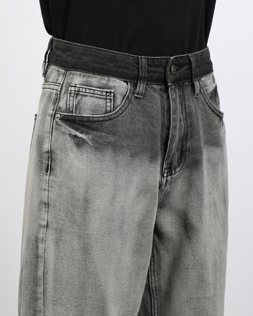 Light Gray Gradient Jeans ASD0032 - KBQUNQ｜韓国メンズファッション通販サイト