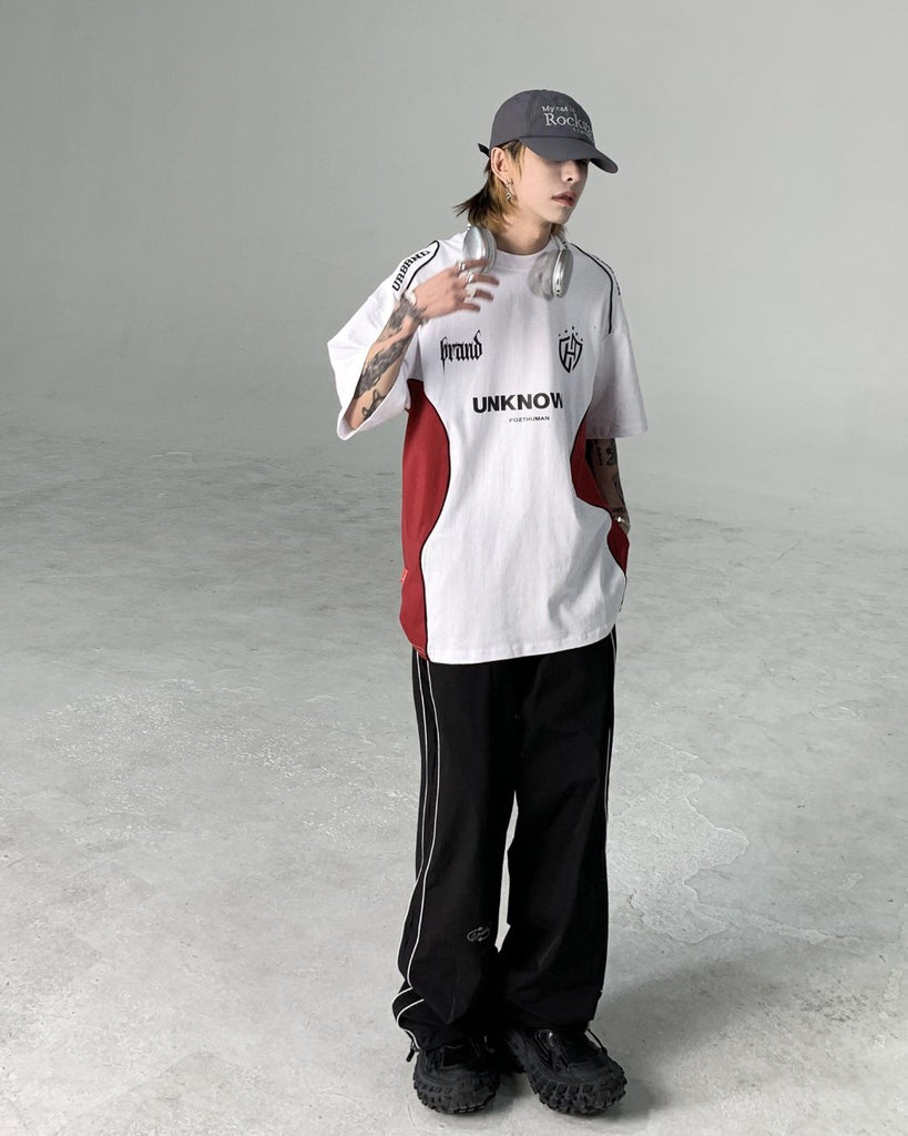Line Rib Game Shirt ASD0010 - KBQUNQ｜韓国メンズファッション通販サイト