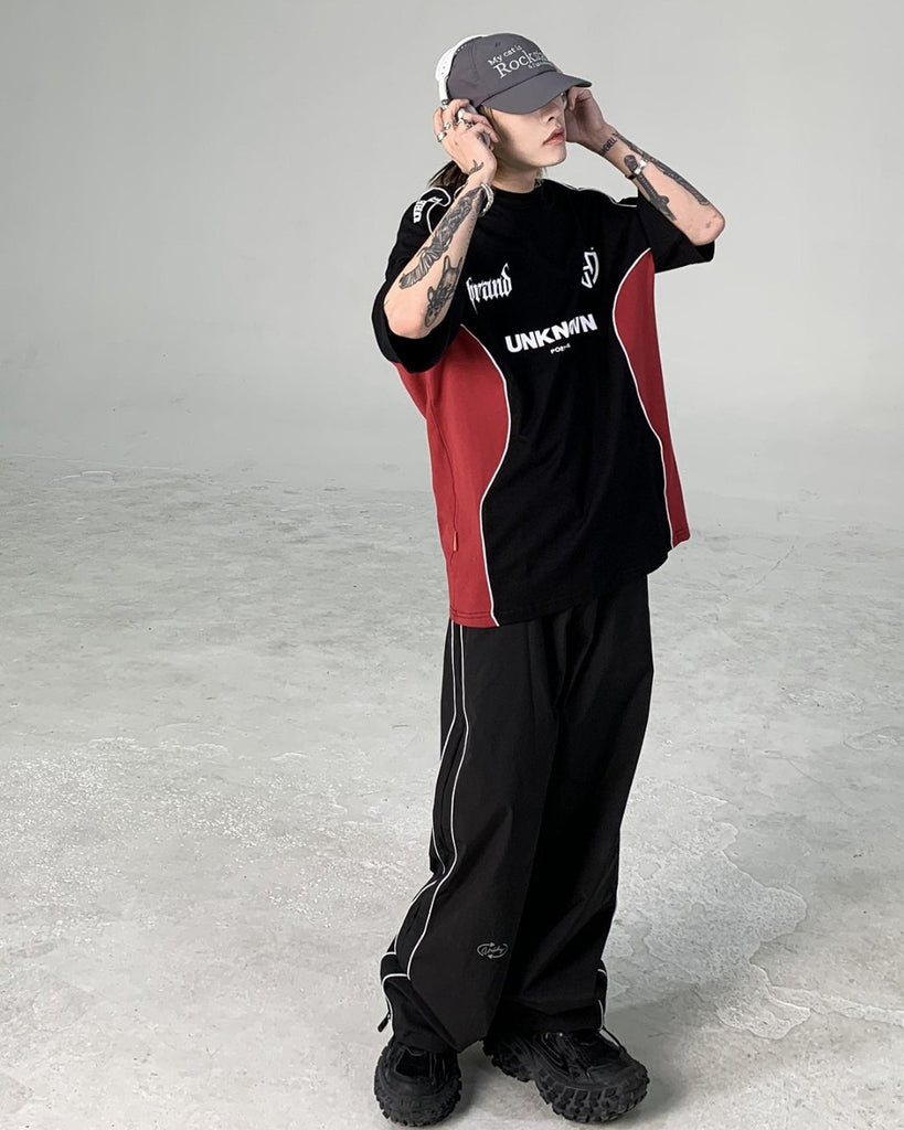 Line Rib Game Shirt ASD0010 - KBQUNQ｜韓国メンズファッション通販サイト