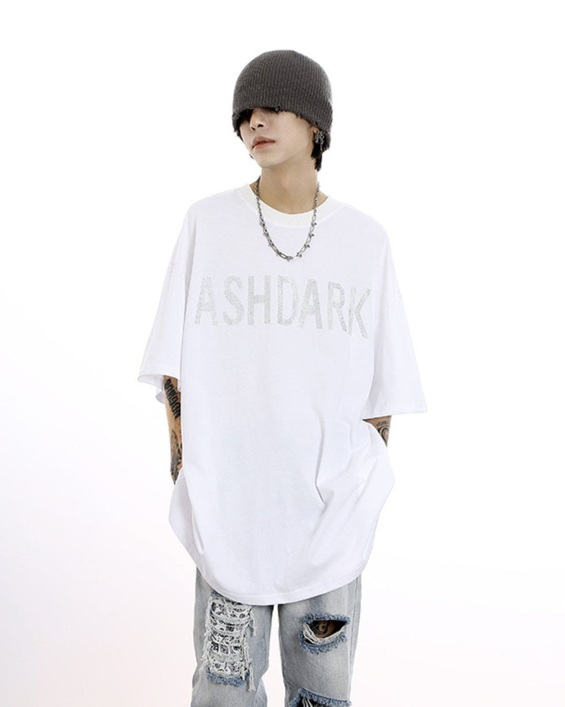 Logo Print Casual Short Sleeve T-Shirt ASD0048 - KBQUNQ｜韓国メンズファッション通販サイト