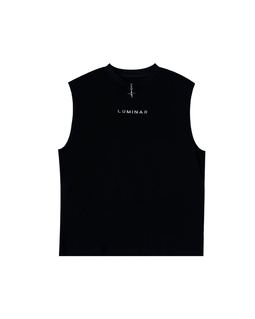 Logo sleeveless T-shirt XSZ0004 - KBQUNQ｜韓国メンズファッション通販サイト