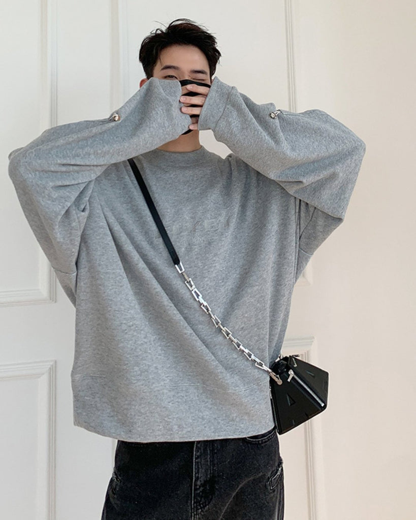 Logo Sweatshirt BKC158 - KBQUNQ｜韓国メンズファッション通販サイト