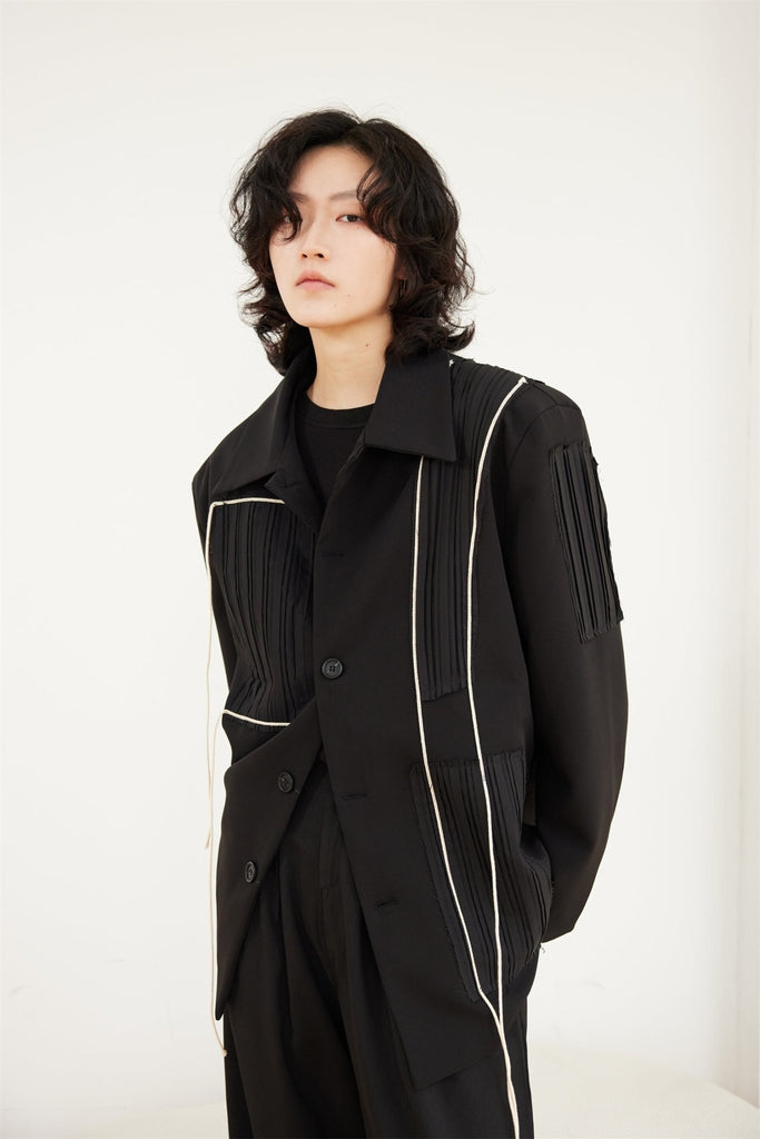 Long Straight Jacket SVN0002 - KBQUNQ｜韓国メンズファッション通販サイト