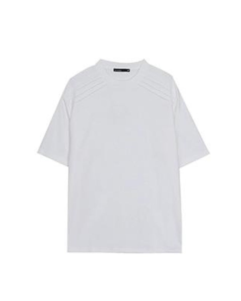 Loose Casual Round Neck T-Shirt HUD0053 - KBQUNQ｜韓国メンズファッション通販サイト