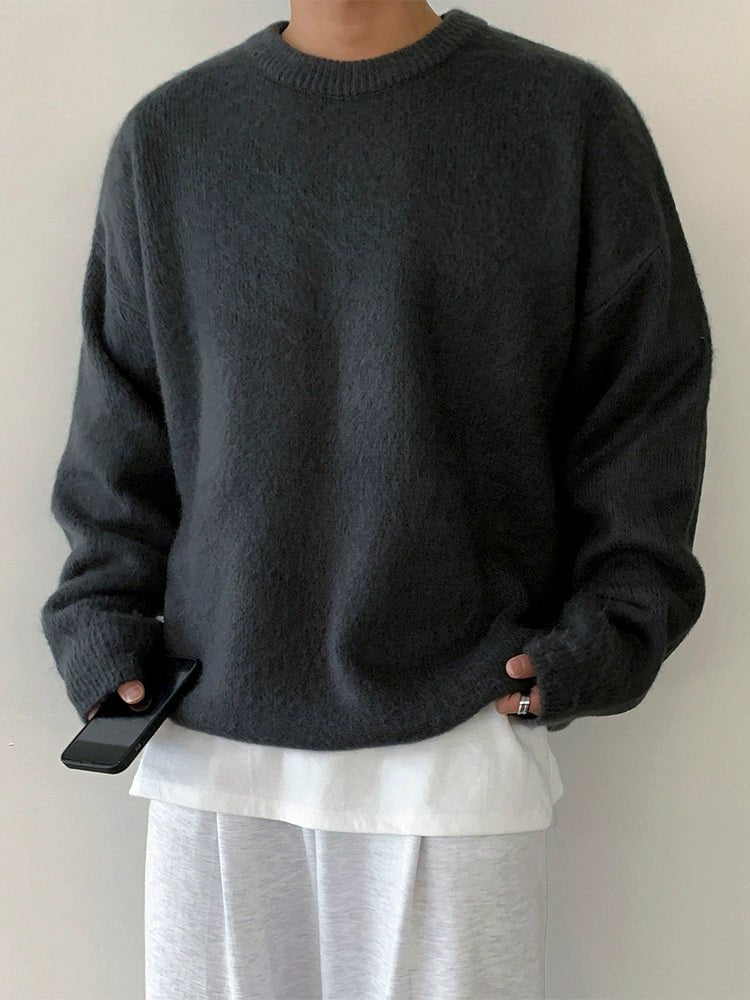 Loose Crewneck Knit VCH0204 - KBQUNQ｜ファッション通販