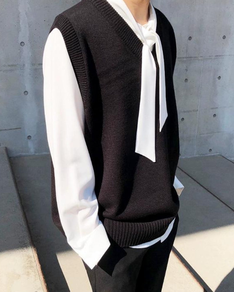 Loose Knit Vest VCH0172 - KBQUNQ｜ファッション通販