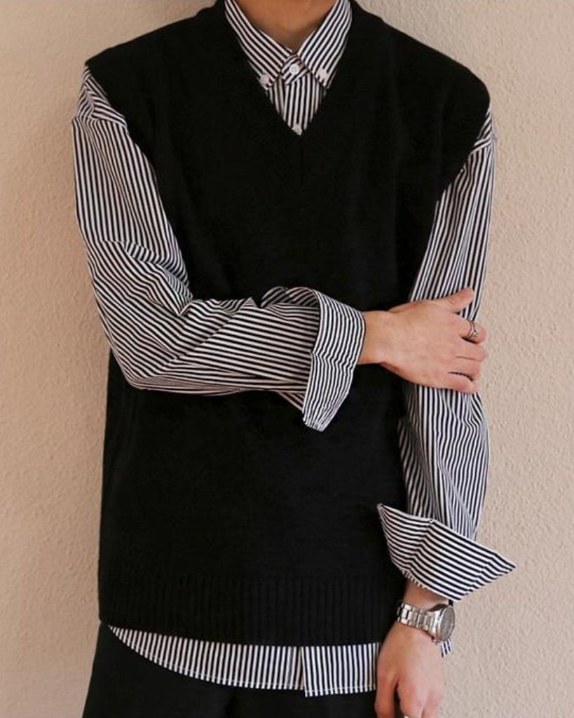 Loose Knit Vest VCH0172 - KBQUNQ｜ファッション通販