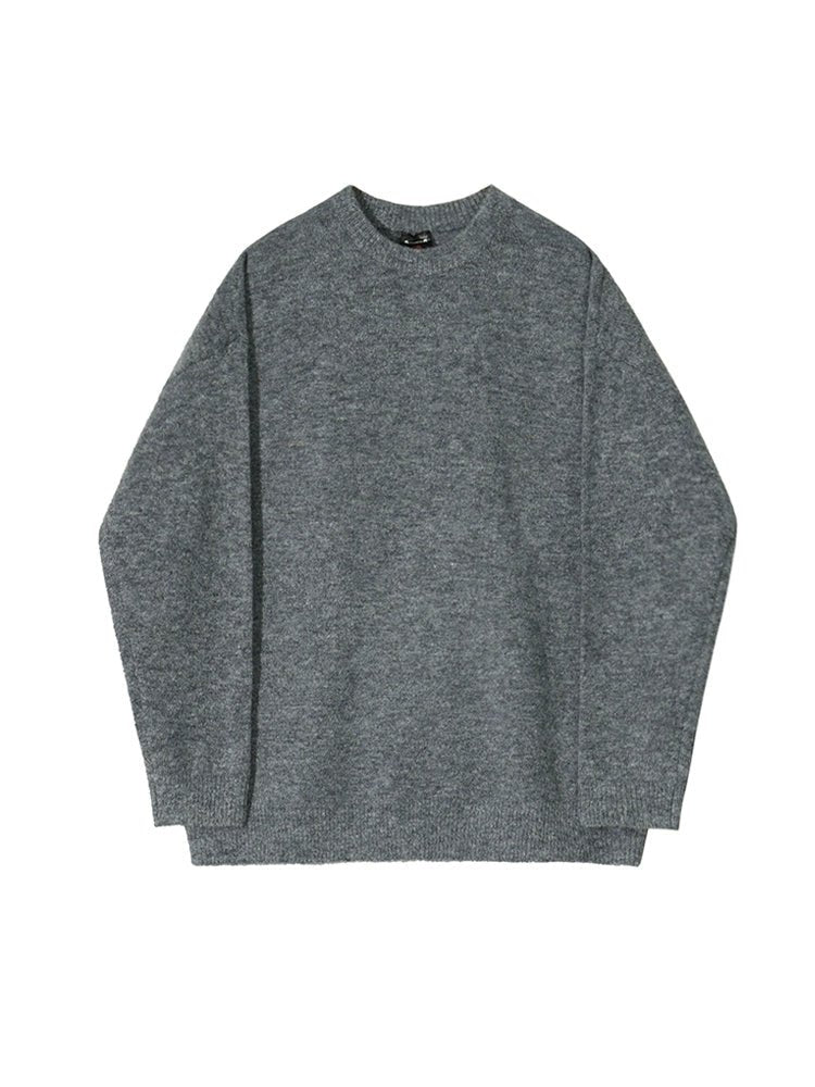Loose Round Neck Knit VCH0152 - KBQUNQ｜ファッション通販