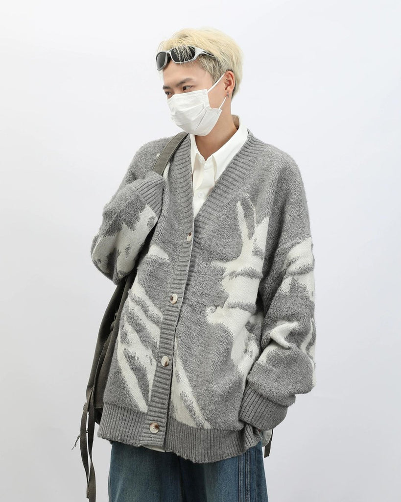 Loose Silhouette Knit Cardigan MXD0024 - KBQUNQ｜ファッション通販