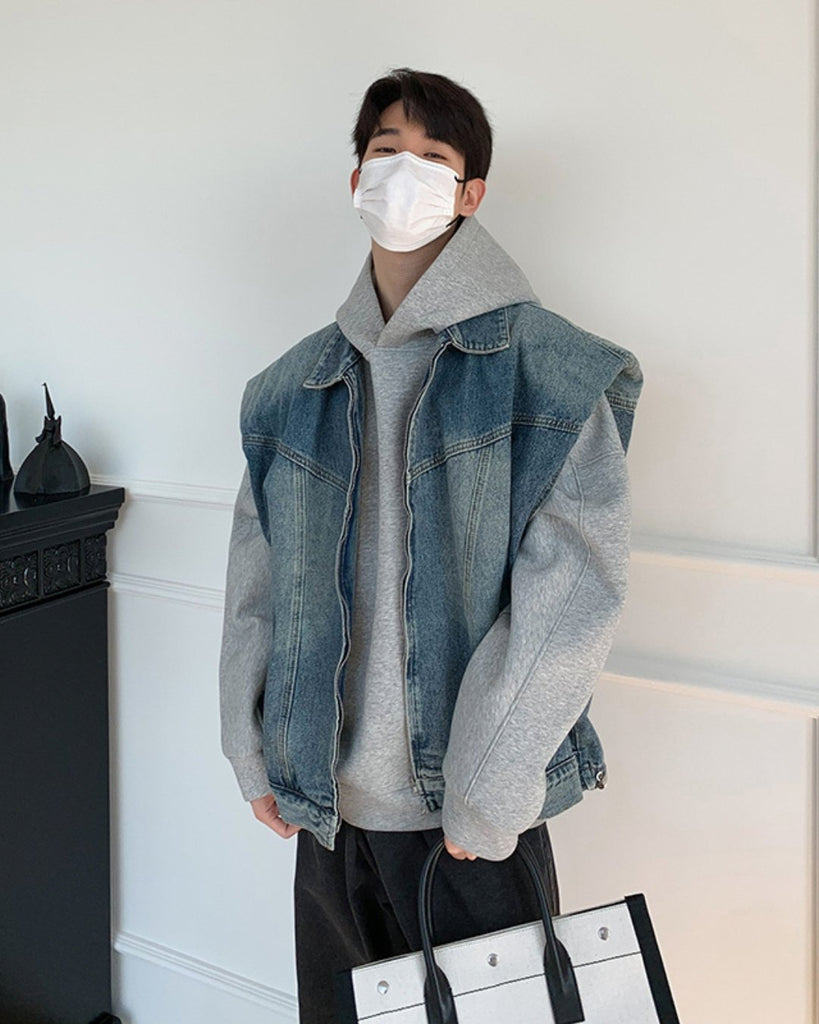 Men's Denim Vest BKC147 - KBQUNQ｜韓国メンズファッション通販サイト