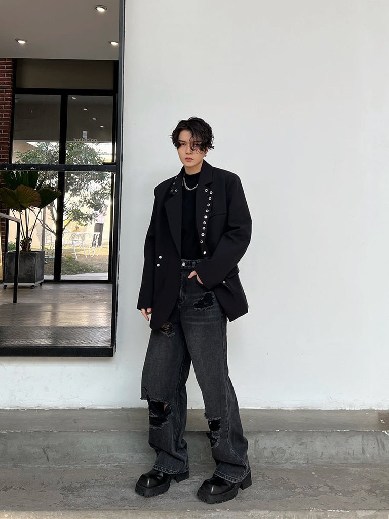 Men's Design Jacket FEI0017 - KBQUNQ｜韓国メンズファッション通販サイト