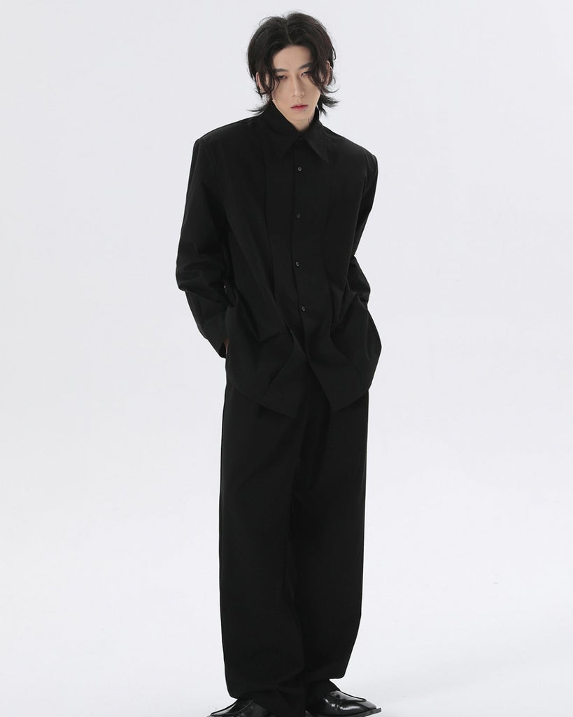 Men's Layered Shirts HAR0010 - KBQUNQ｜韓国メンズファッション通販サイト