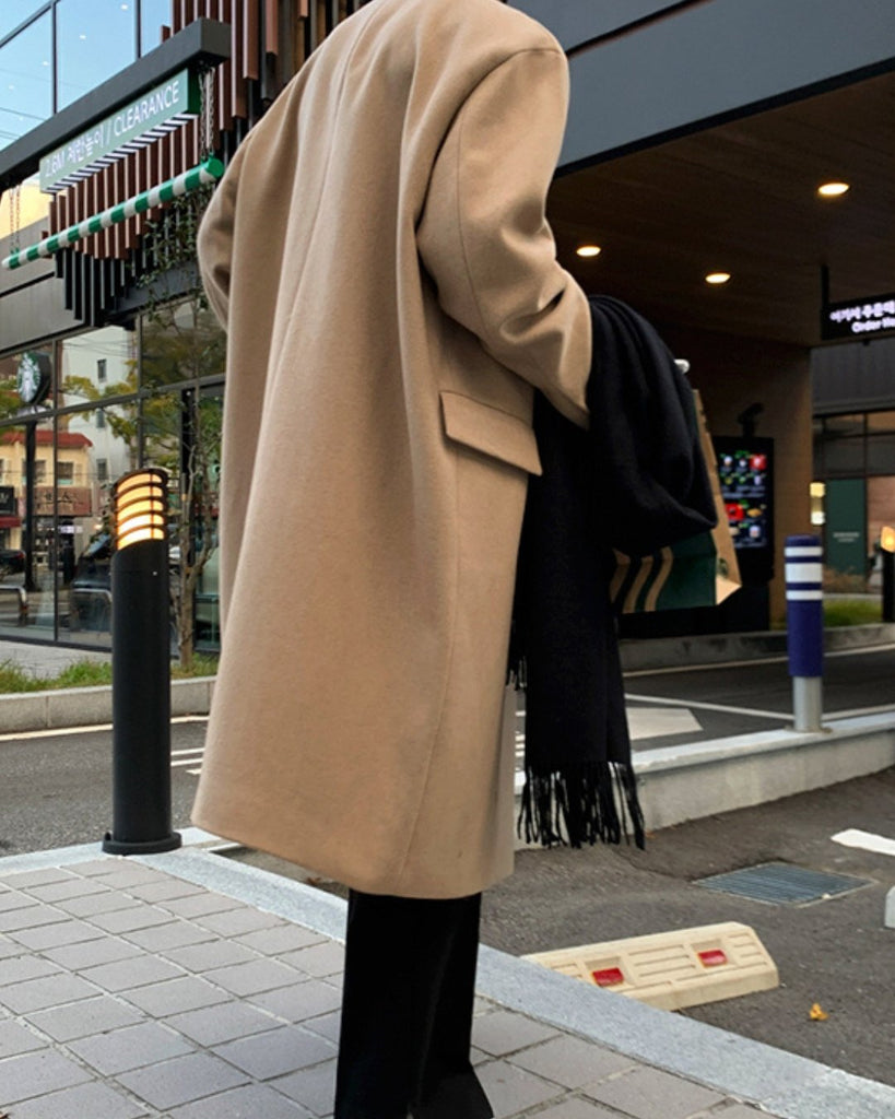 MEN'S LONG COAT KBQ0569 - KBQUNQ｜韓国メンズファッション通販サイト