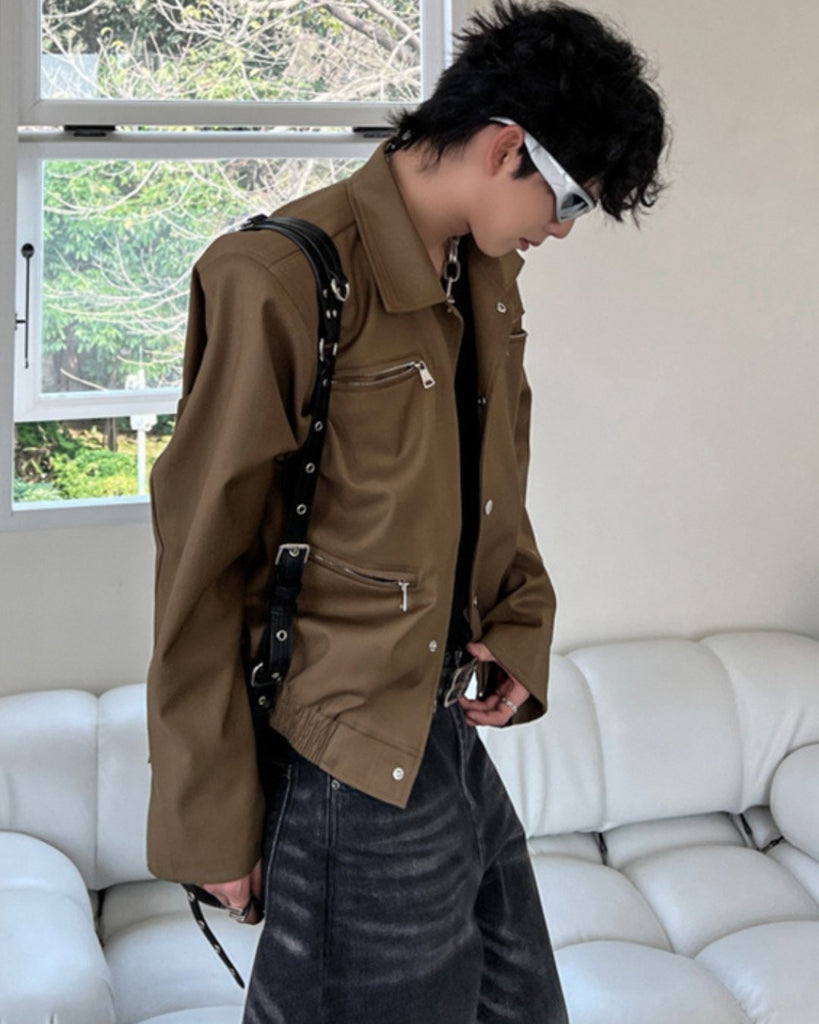 Men's Short Jacket TNS0024 - KBQUNQ｜韓国メンズファッション通販サイト