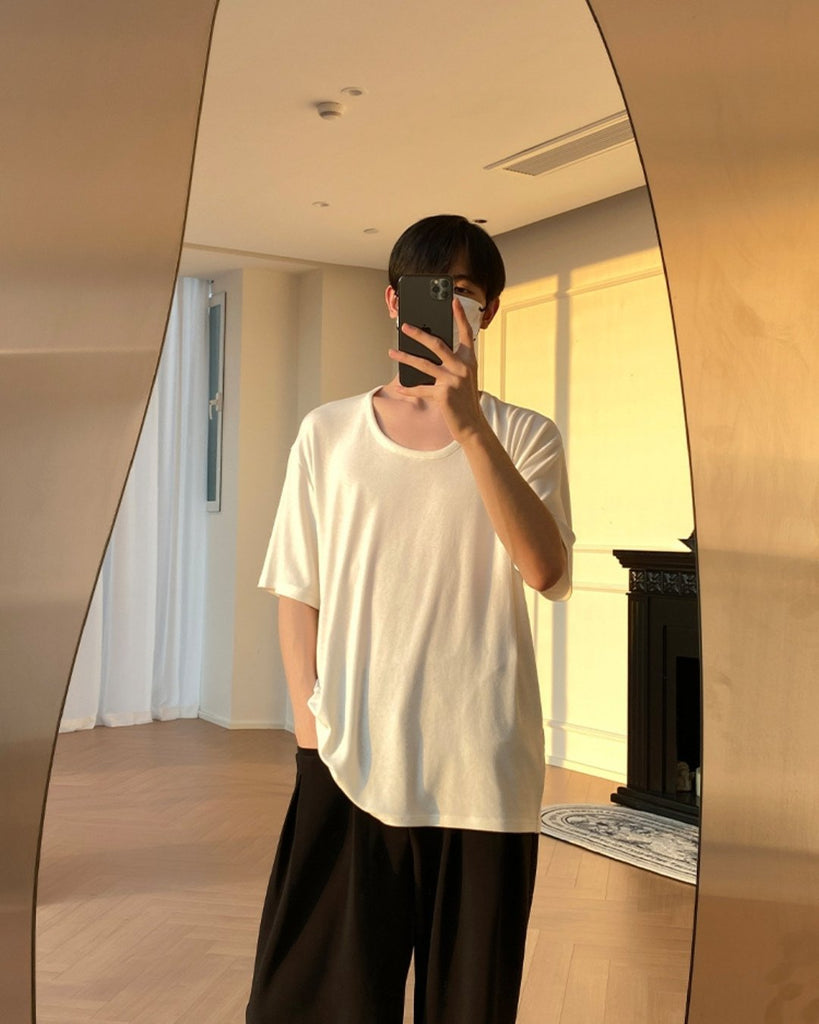 Men's Short Sleeve T-Shirt BKC165 - KBQUNQ｜韓国メンズファッション通販サイト