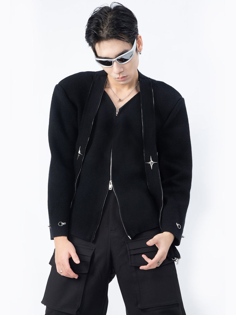 Men's Zip Cardigans P1O0001 - KBQUNQ｜韓国メンズファッション通販サイト