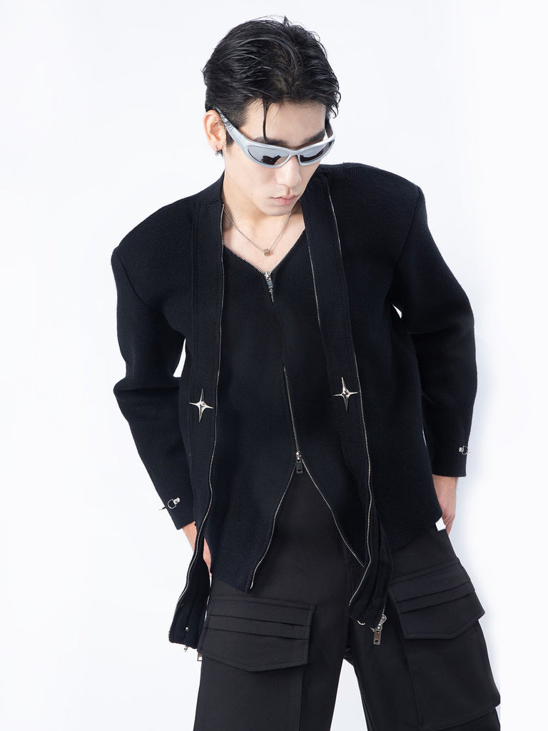 Men's Zip Cardigans P1O0001 - KBQUNQ｜韓国メンズファッション通販サイト