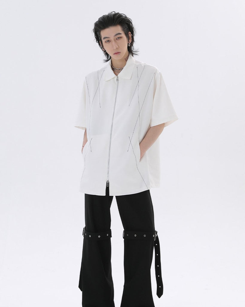 Men's Zipper Shirts HAR0008 - KBQUNQ｜韓国メンズファッション通販サイト