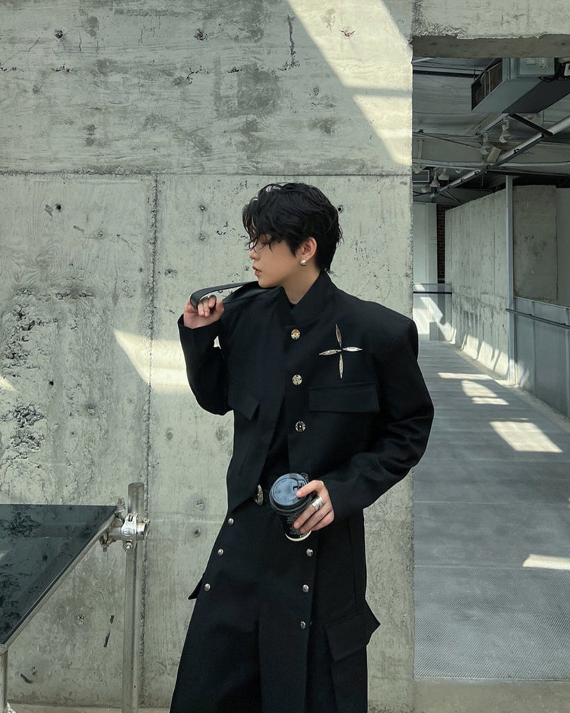 Metal Point Short Jacket FEI0001 - KBQUNQ｜韓国メンズファッション通販サイト