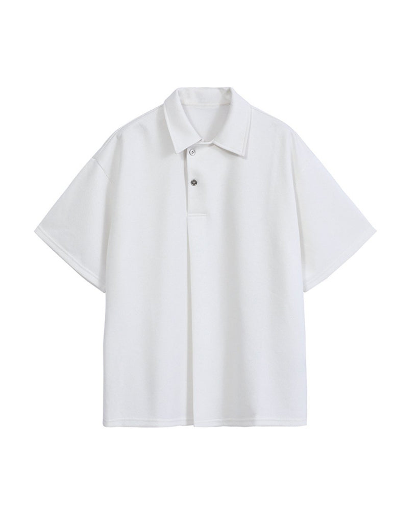 Minimal No Iron Polo Shirt GRN0010 - KBQUNQ｜韓国メンズファッション通販サイト