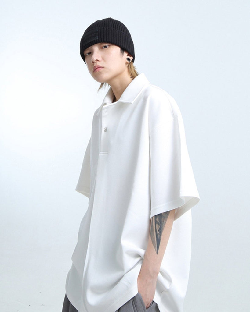 Minimal No Iron Polo Shirt GRN0010 - KBQUNQ｜韓国メンズファッション通販サイト