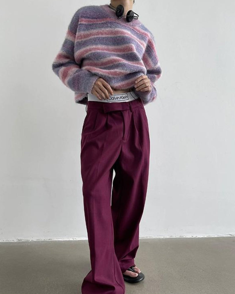 Mock Neck Pullover Knit GSB0005 - KBQUNQ｜ファッション通販