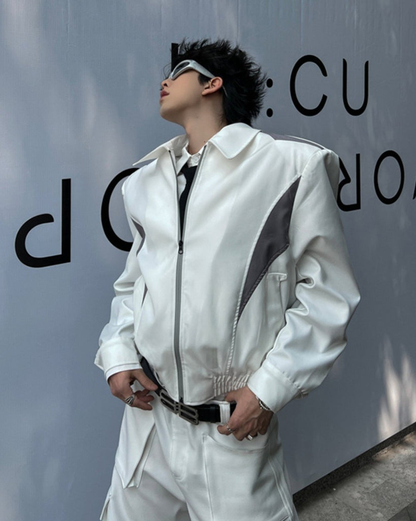 Mode Bicolor Jacket TNS0027 - KBQUNQ｜韓国メンズファッション通販サイト