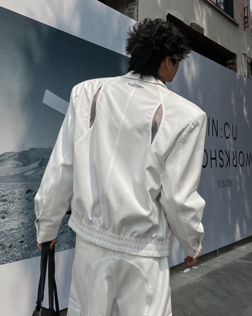 Mode Bicolor Jacket TNS0027 - KBQUNQ｜韓国メンズファッション通販サイト