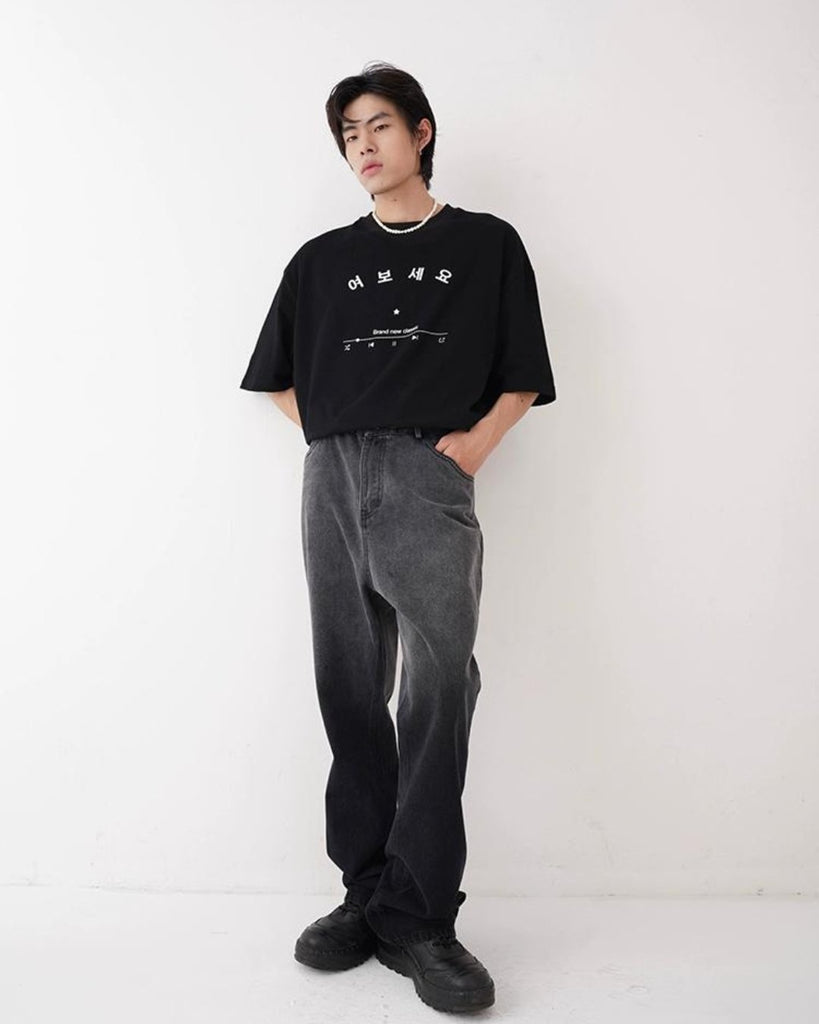 Mode Gradient Straight Pants S410013 - KBQUNQ｜韓国メンズファッション通販サイト