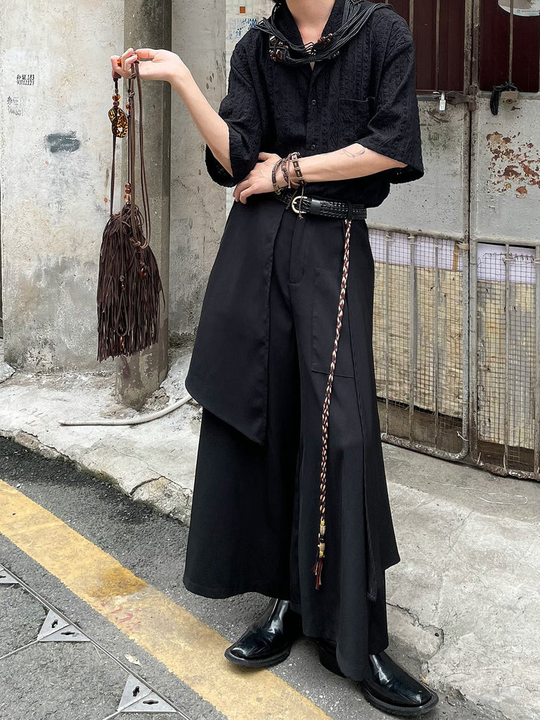 Mode Layered Design Pants YMN0021 - KBQUNQ｜韓国メンズファッション通販サイト
