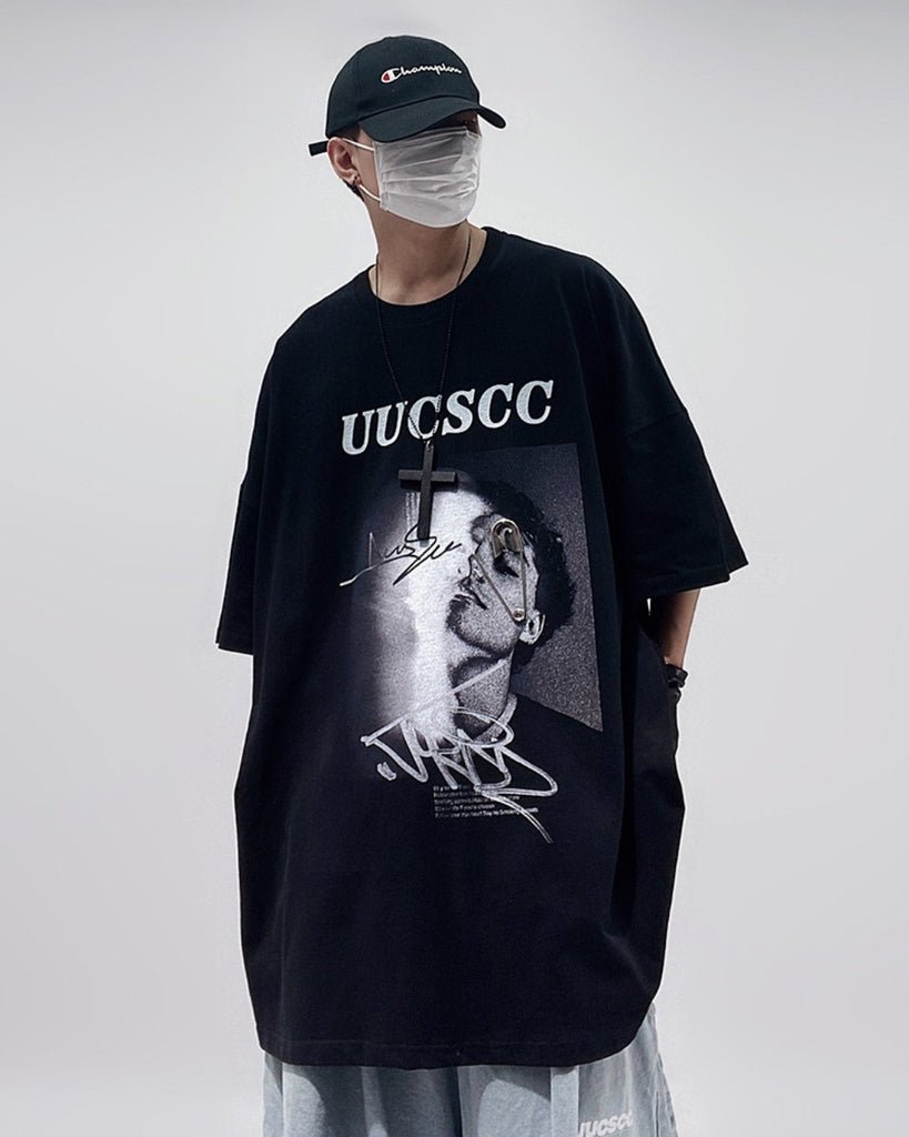 Mode Person Print T-Shirt UCS0018 - KBQUNQ｜韓国メンズファッション通販サイト