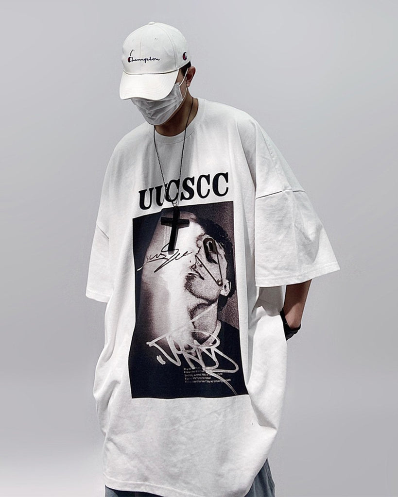 Mode Person Print T-Shirt UCS0018 - KBQUNQ｜韓国メンズファッション通販サイト