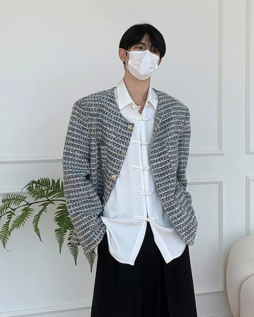 Mode Tweed Jacket BKC0213 - KBQUNQ｜ファッション通販