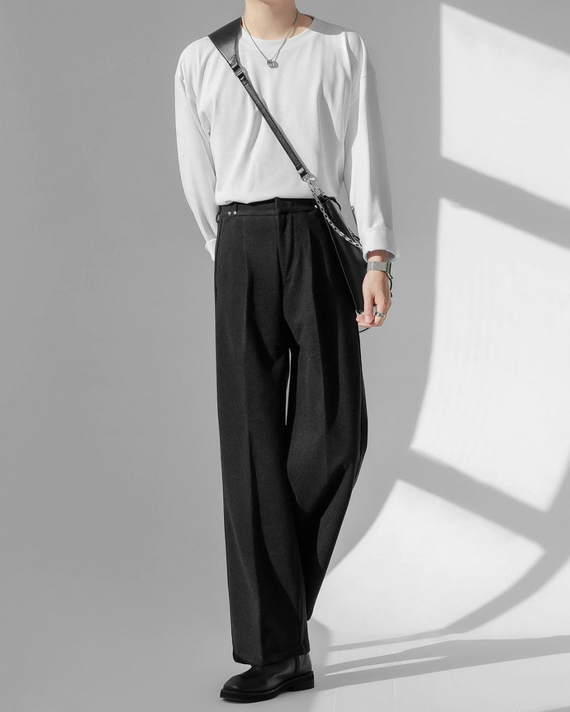 MODE WIDE PANTS KBQ0563 - KBQUNQ｜韓国メンズファッション通販サイト