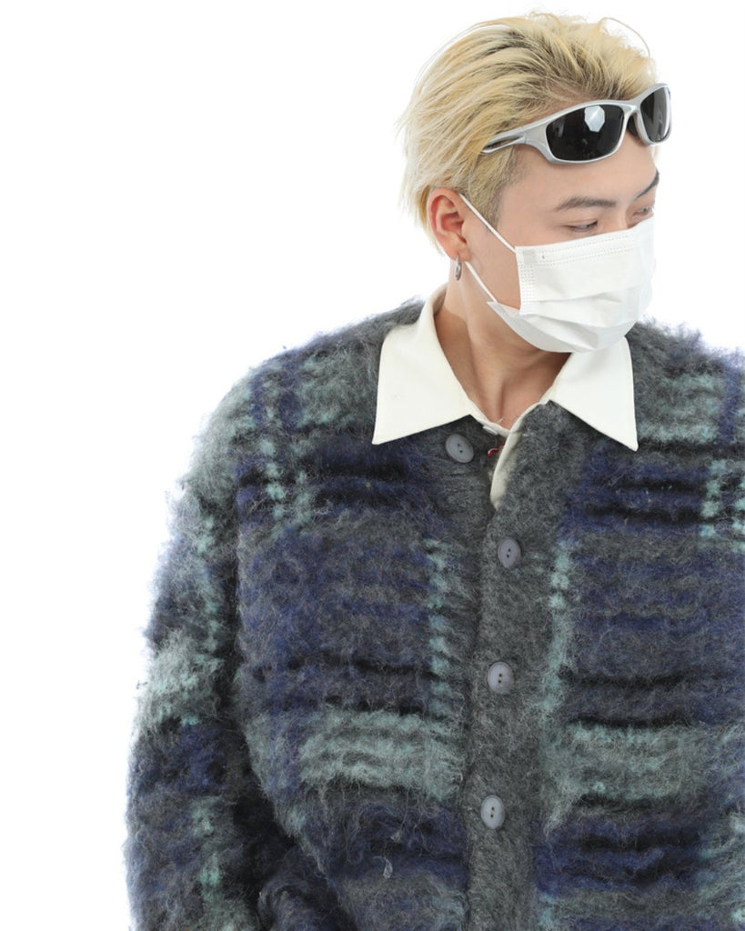 Mohair Knit Cardigan MXD0020 - KBQUNQ｜韓国メンズファッション通販サイト