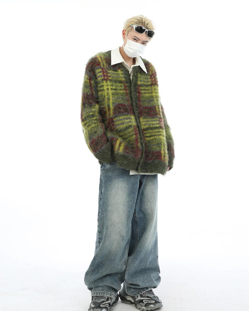 Mohair Knit Cardigan MXD0020 - KBQUNQ｜韓国メンズファッション通販サイト