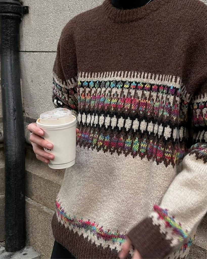 Nordic Knit Sweater JMH0077 - KBQUNQ｜ファッション通販