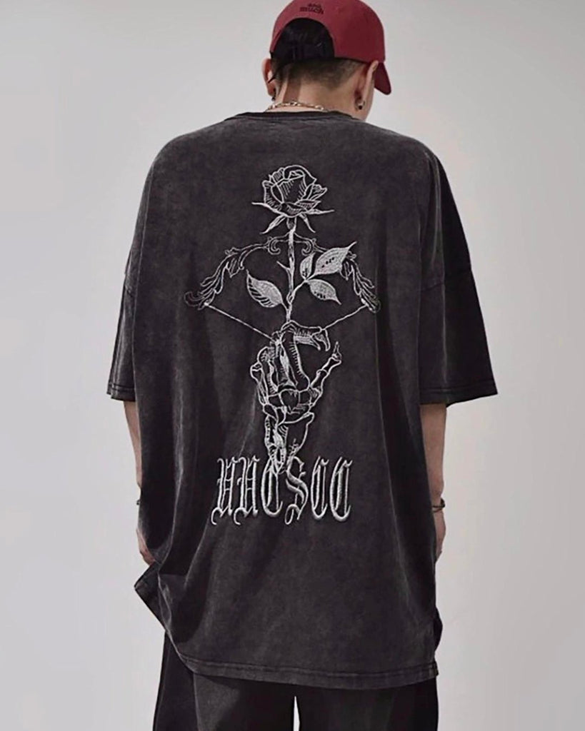 Old Skull Short Sleeve T-Shirt UCS0012 - KBQUNQ｜韓国メンズファッション通販サイト