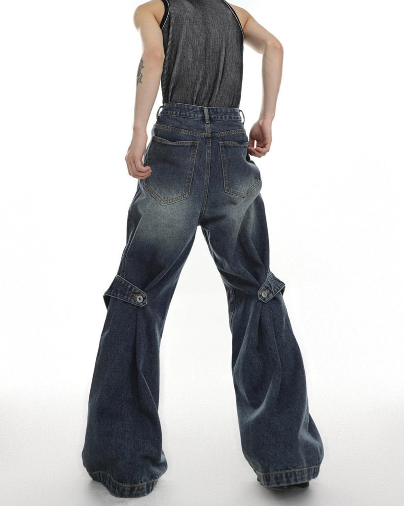 Old Wash Flare Denim Pants CLE0007 - KBQUNQ｜ファッション通販