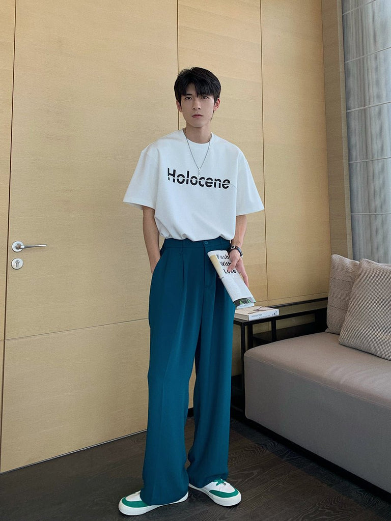 Original Trendy Brand Short Sleeve T-Shirt HUD0019 - KBQUNQ｜韓国メンズファッション通販サイト