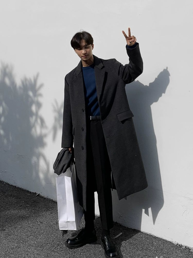 Overbelt Long Coat VCH0179 - KBQUNQ｜ファッション通販