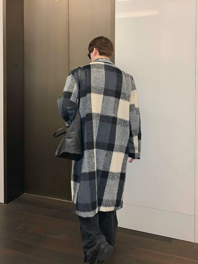 Oversilhouette Check Wool Coat CBJ0059 - KBQUNQ｜ファッション通販