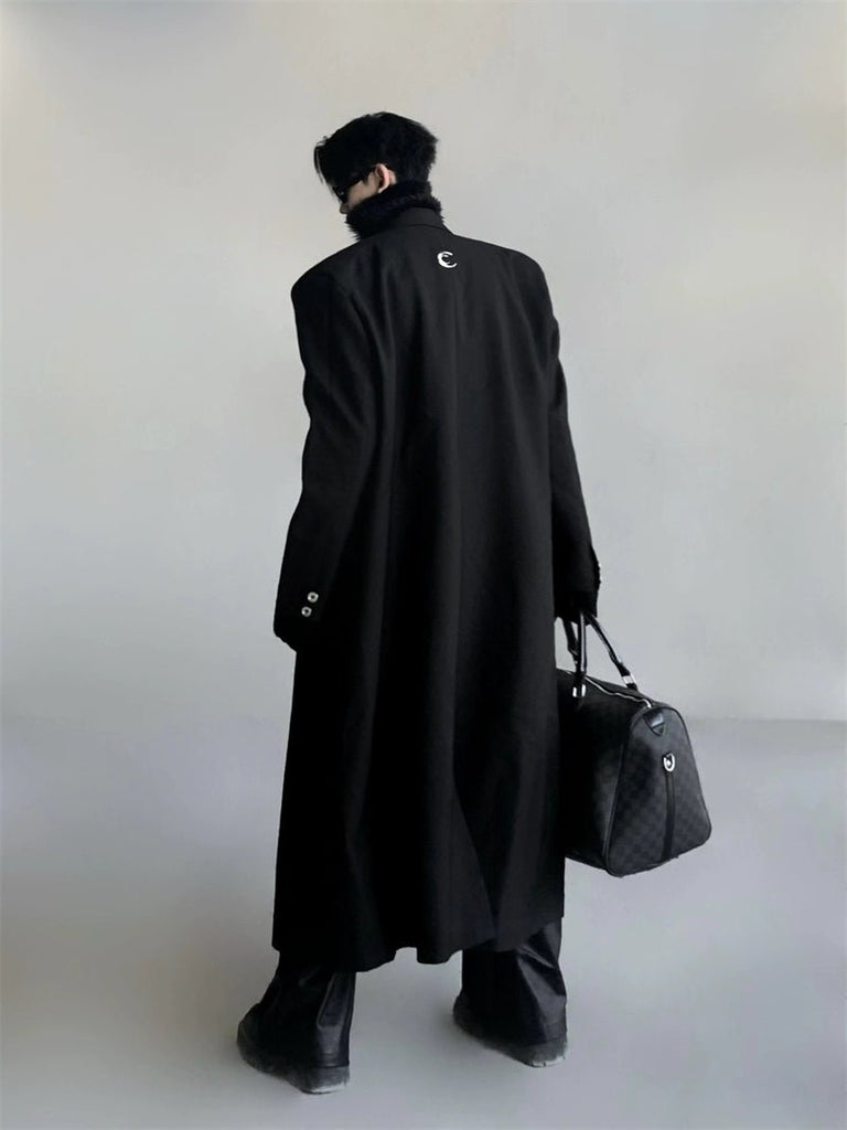 Oversize Stained Collar Coat ACT0019 - KBQUNQ｜ファッション通販