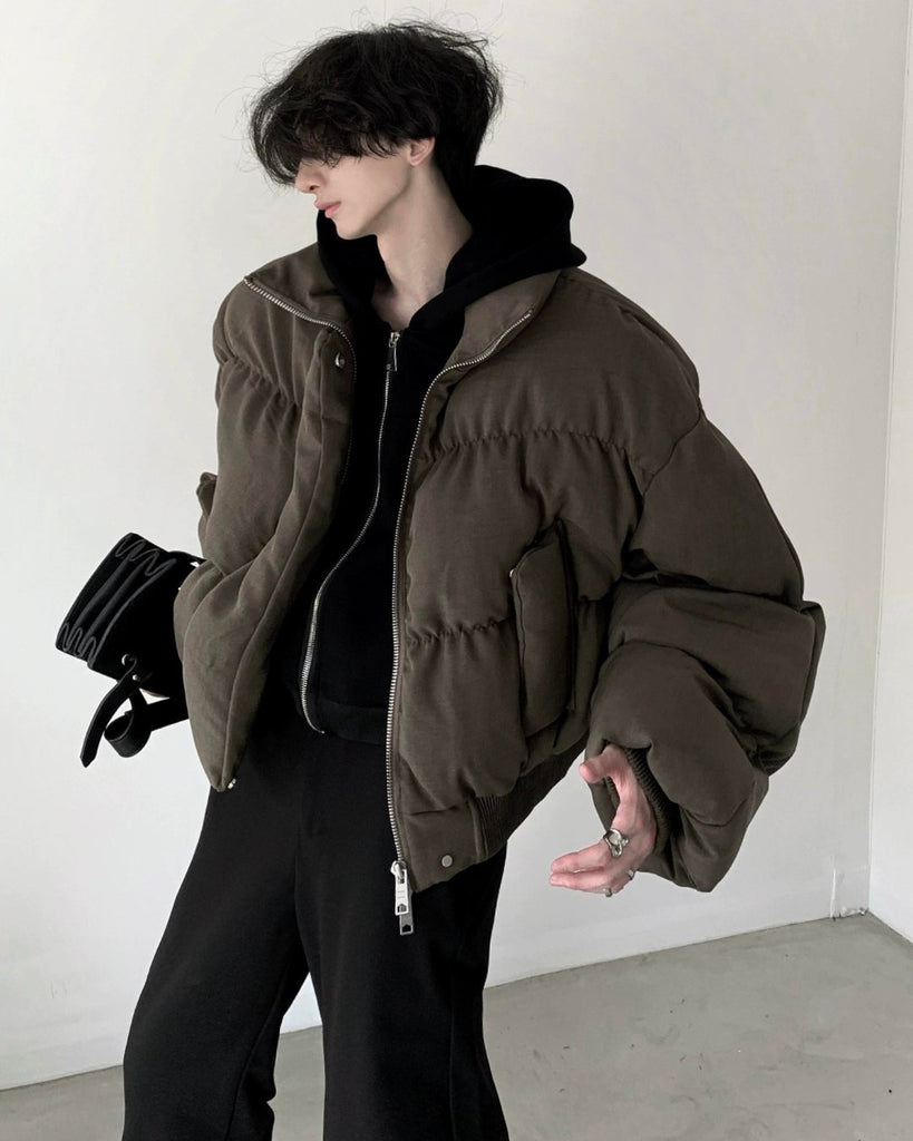 Oversized Cotton Down Jacket AUW0012 - KBQUNQ｜ファッション通販