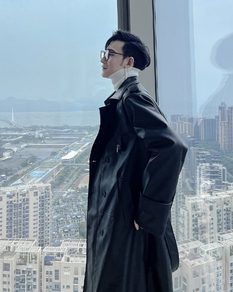PU LONG LEATHER COAT VER15 - KBQUNQ｜韓国メンズファッション通販サイト