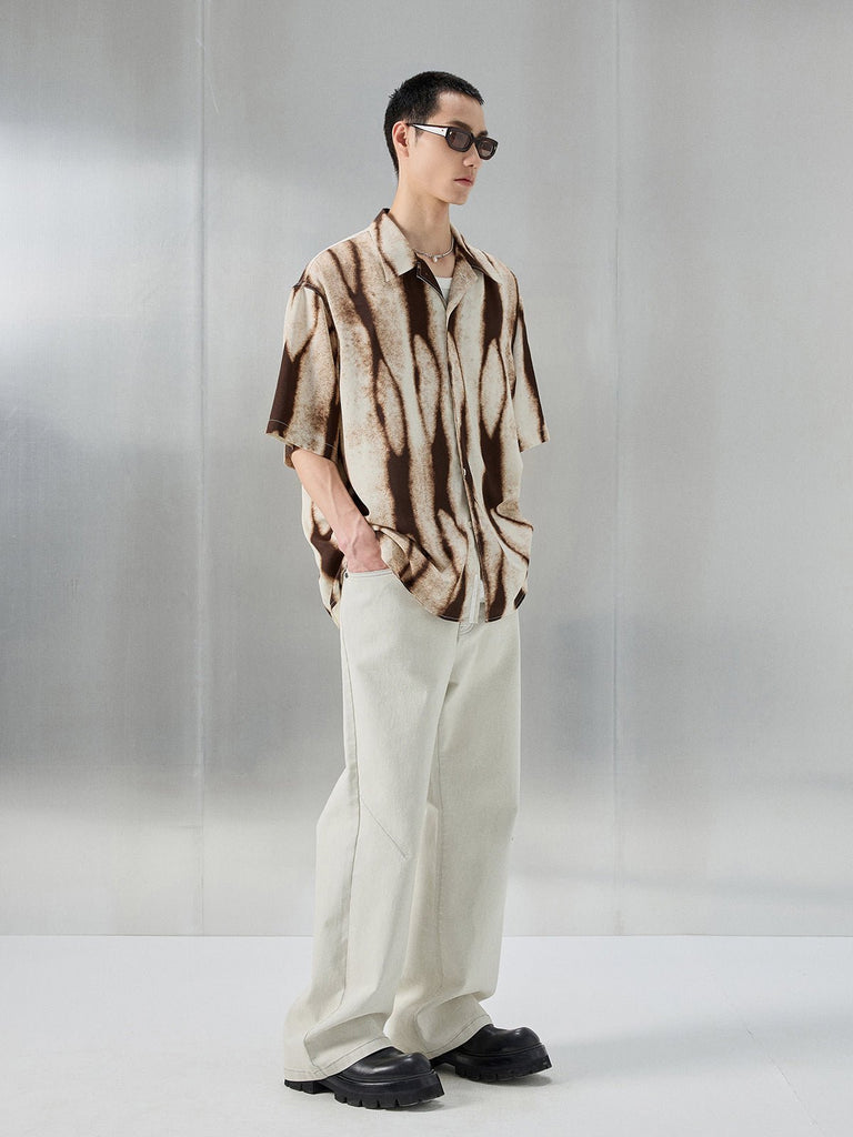 Resort Design Short Sleeve Shirt NAS0013 - KBQUNQ｜韓国メンズファッション通販サイト